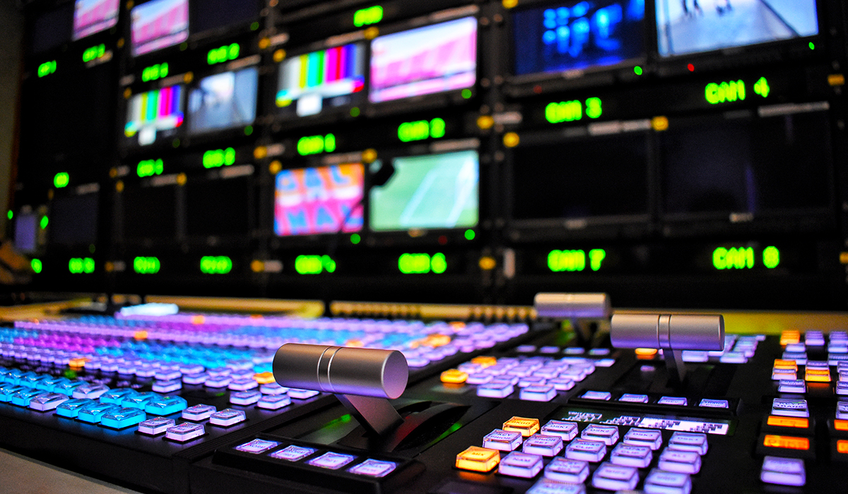 broadcast control desk