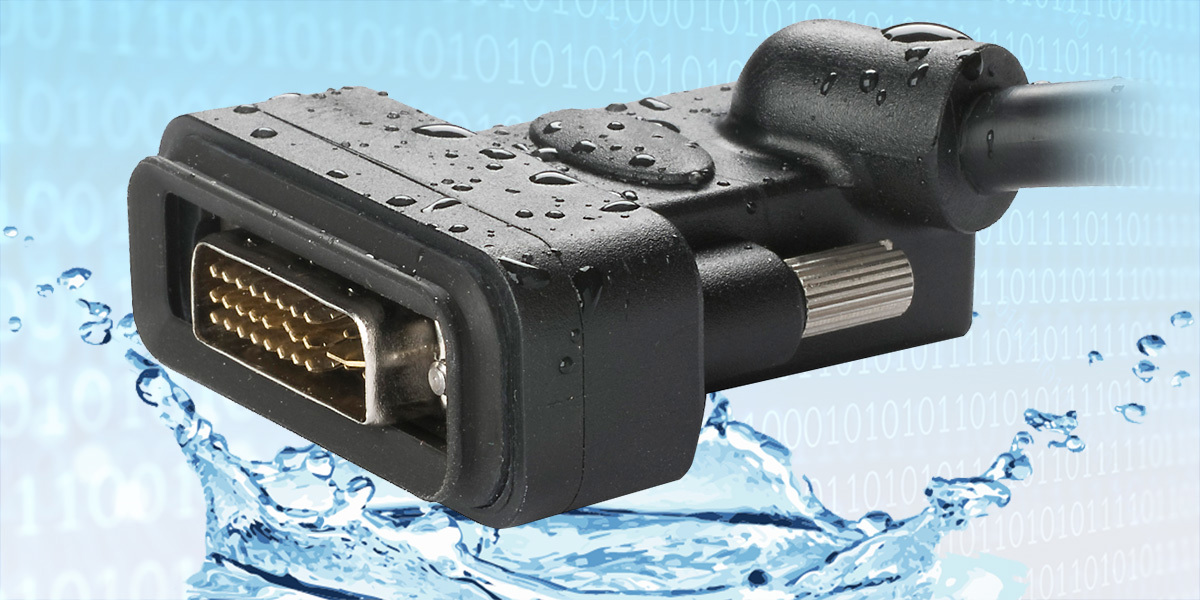 Custom overmoulded waterproof cable assembly