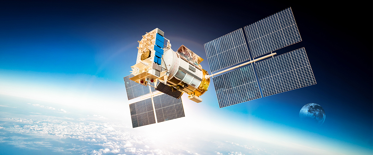 satellite in space