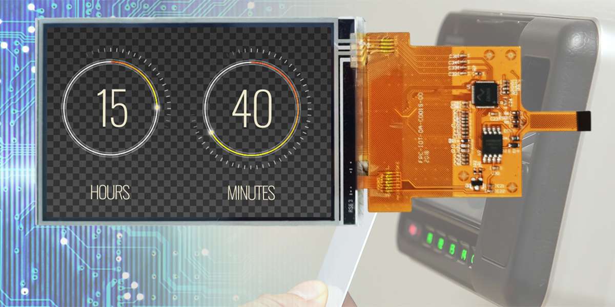 GTK adds 3.5” TFT with integrated graphics to Displays range