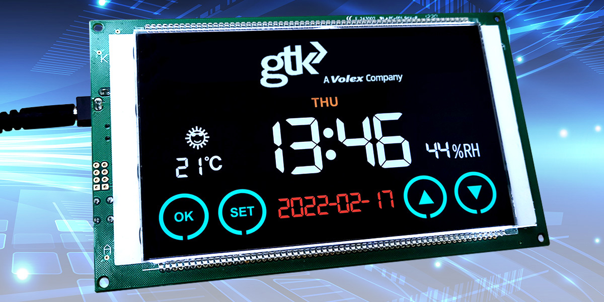 PMVA displays with touchscreen buttons