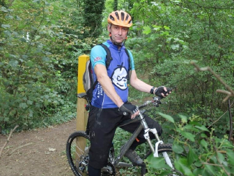 Rob Betts with bike