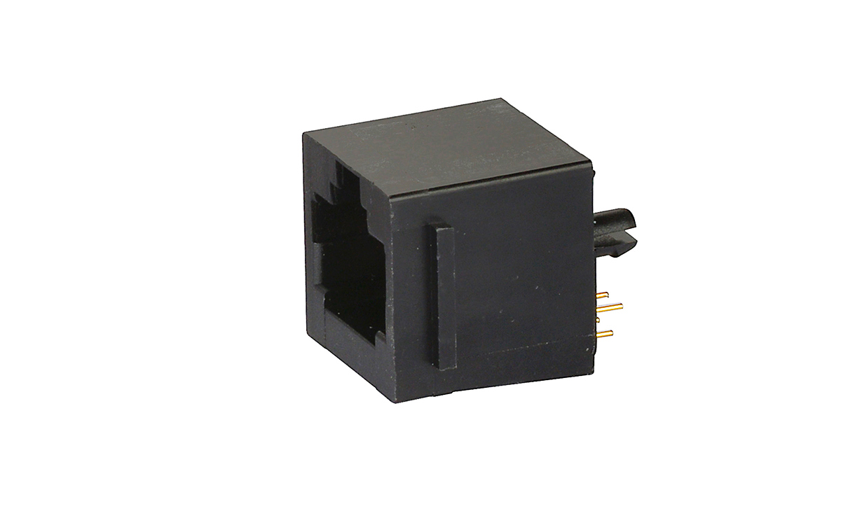 Single-Port, Top Entry, Unshielded RJ Connectors