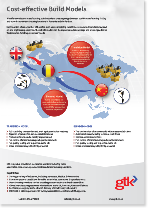 Manufacturing Build Models Infographic